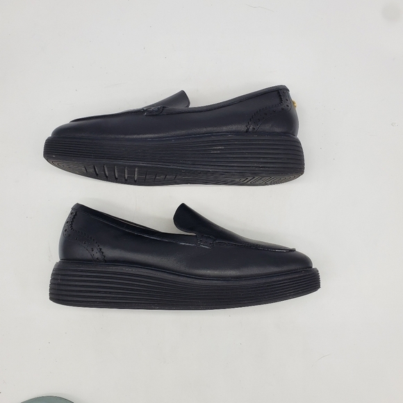 Cole Haan Shoes Women 9B ØriginalGrand Platform Venetian Loafer Black - Picture 6 of 12